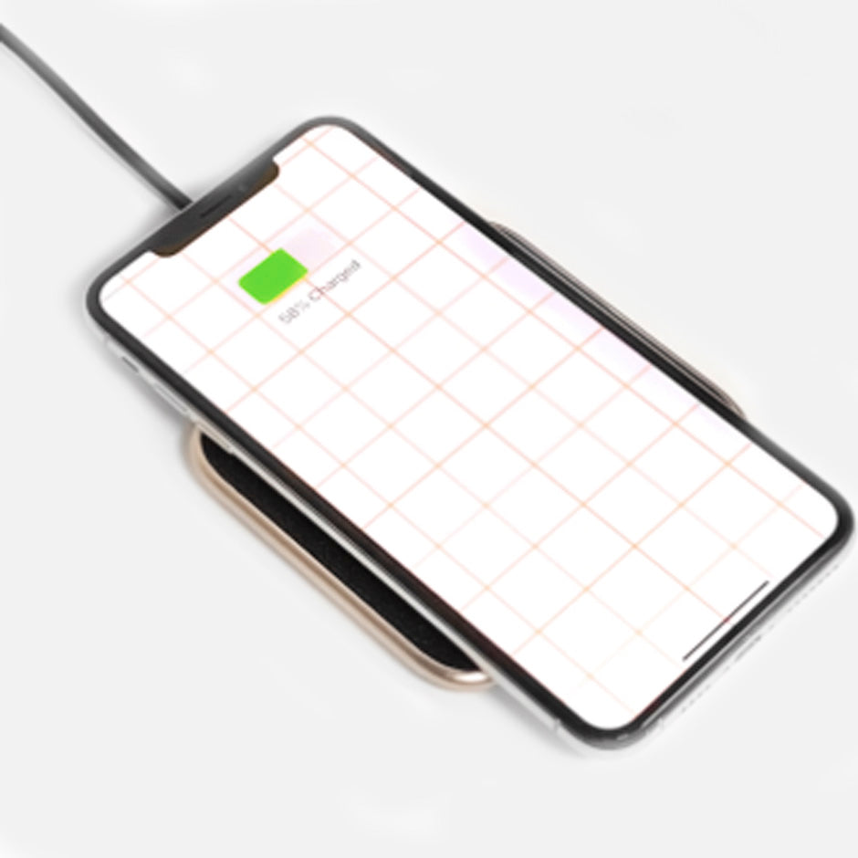 Leather Charging Pad - Business Edition - Rose Gold - TouchDown Charging