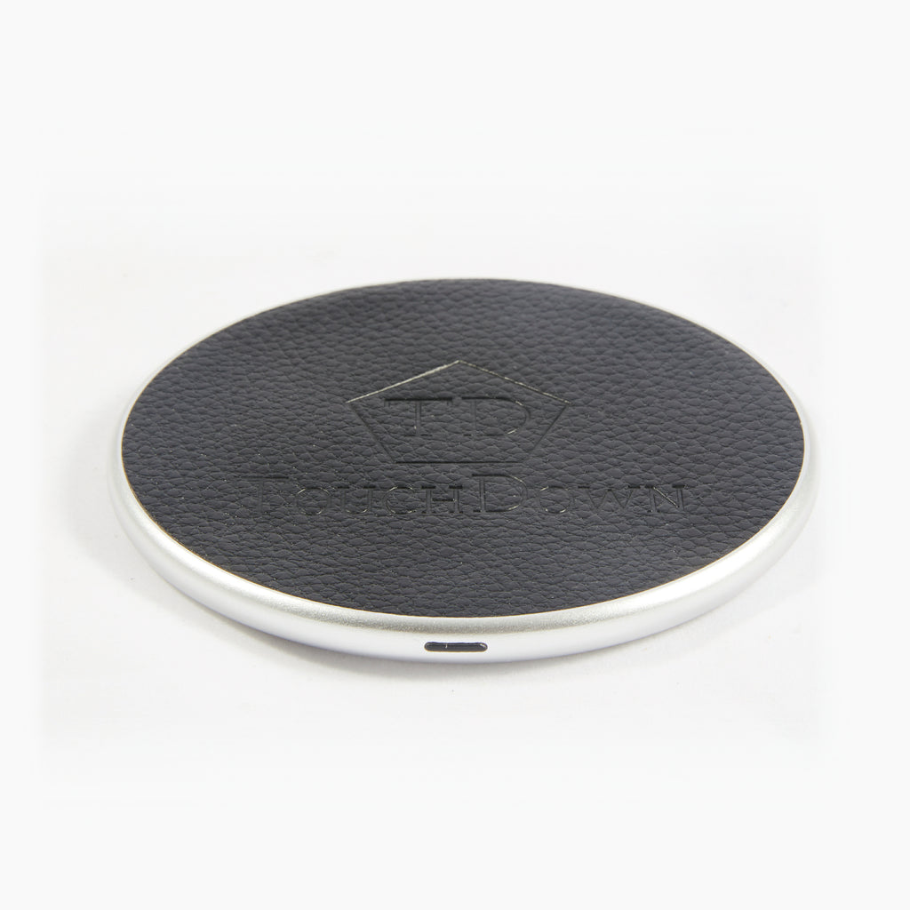 Circular Leather Charging Pad - Business Edition - Rose Gold - TouchDown Charging