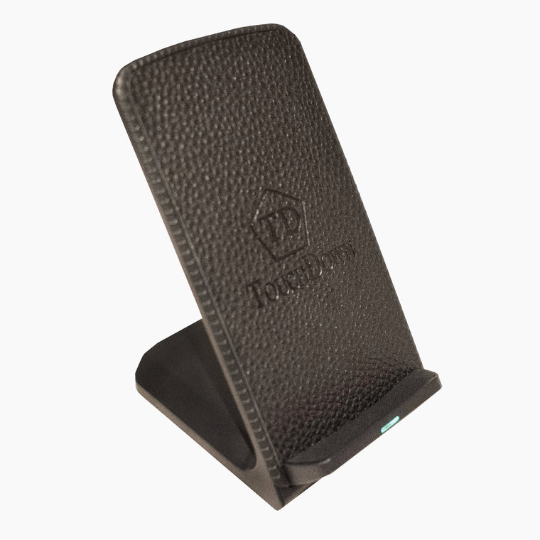 Mounted Leather Charger - Business Edition - Black - TouchDown Charging